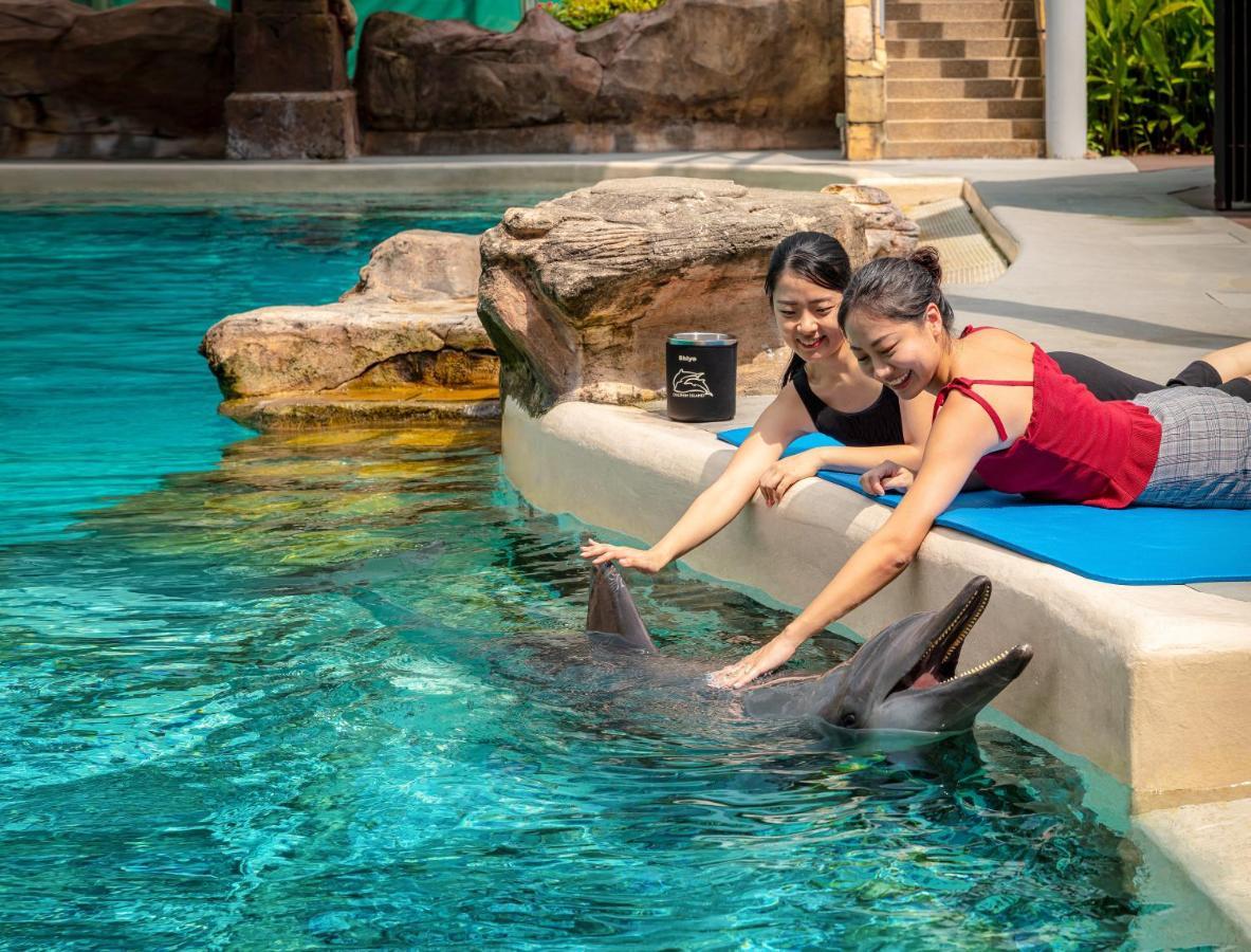 סינגפור Resorts World Sentosa - Hotel מראה חיצוני תמונה Dolphin Interaction