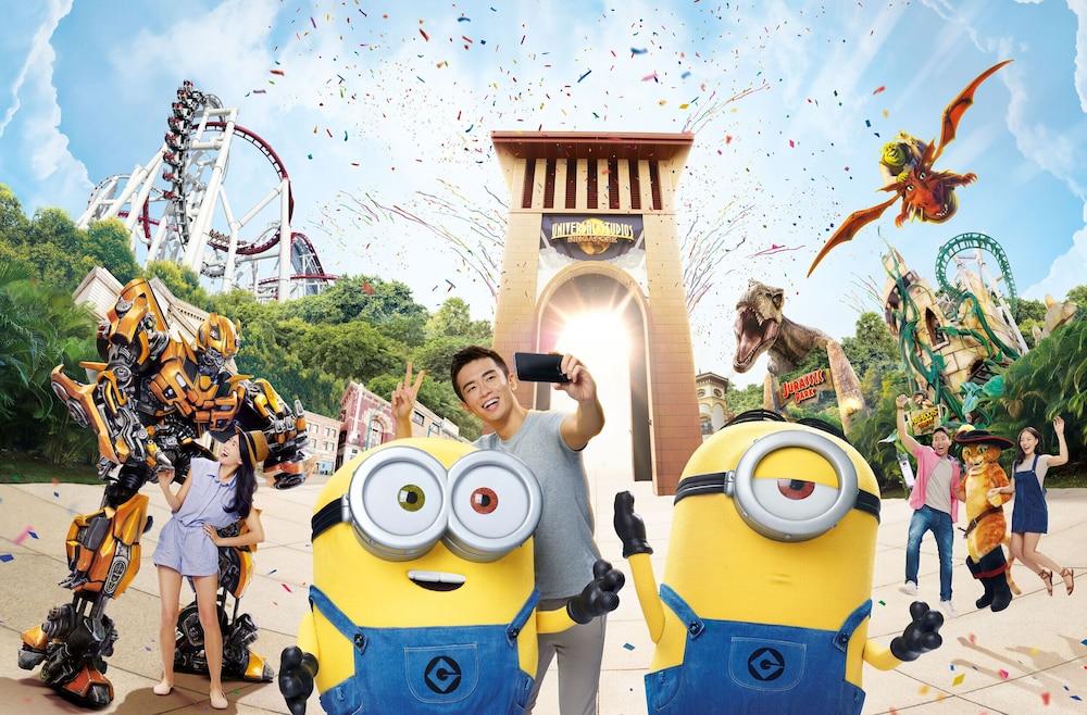 סינגפור Resorts World Sentosa - Hotel מראה חיצוני תמונה Universal Studios Singapore